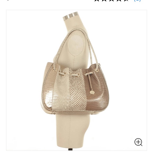 *NWOT* Brahmin shoulder bag Amy Latte Buena Vista 🤩 GREAT MOTHER’S DAY GIFT 🤩 - Picture 4 of 16